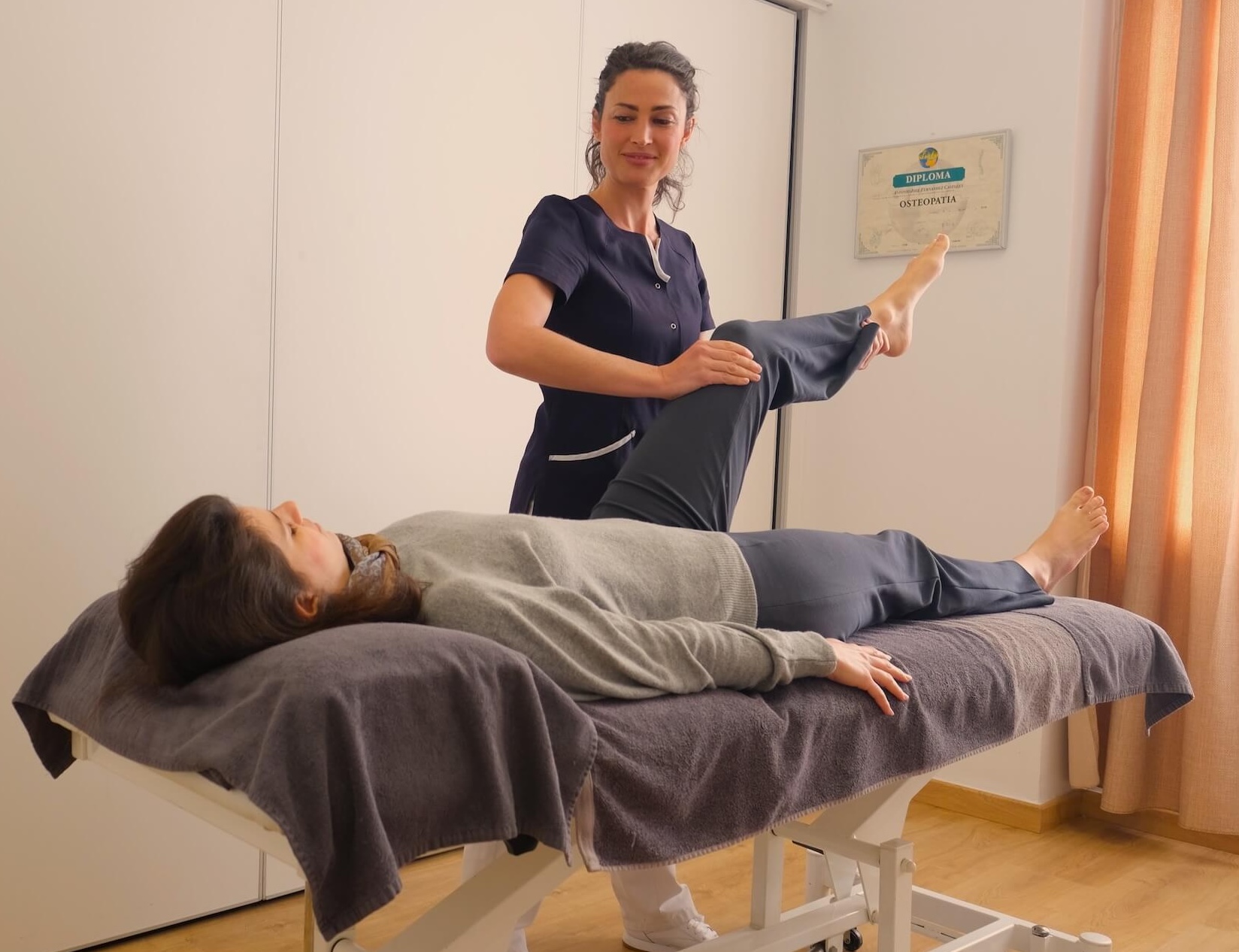 Michelle quadriceps testing kinesiology